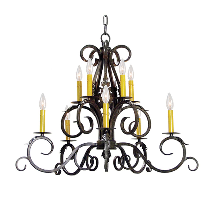 Meyda Tiffany Anassa 10 Light 32" Wide Taper Candle Style Chandelier