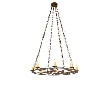 Meyda Tiffany Ashley 8 Light 42" Wide Taper Candle Style Chandelier