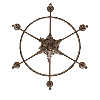 Meyda Tiffany Amaury 6 Light 24" Wide Taper Candle Style Chandelier