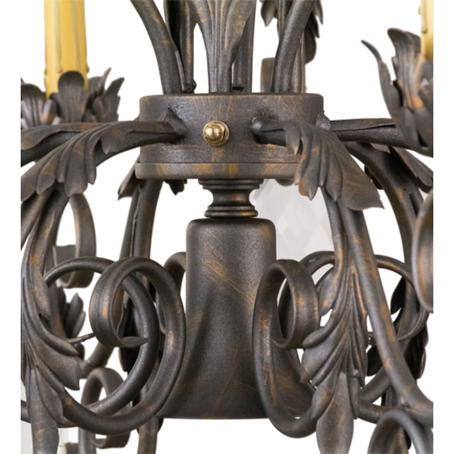Meyda Tiffany New Country French 9 Light 26" Wide Crystal Candle Style Chandelier