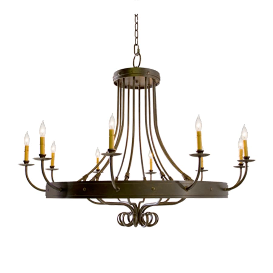 Meyda Tiffany Silvana 10 Light 50" Wide Taper Candle Style Chandelier