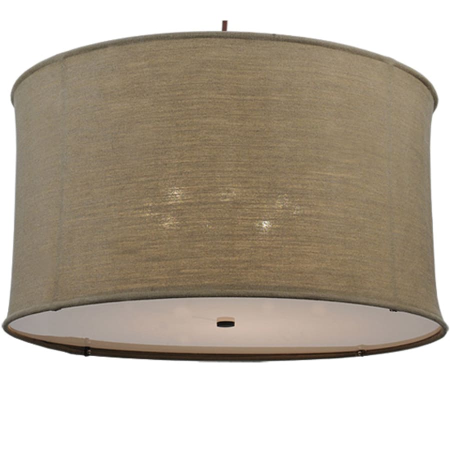 Meyda Tiffany Cilindro Textrene 8 Light 37" Wide Pendant