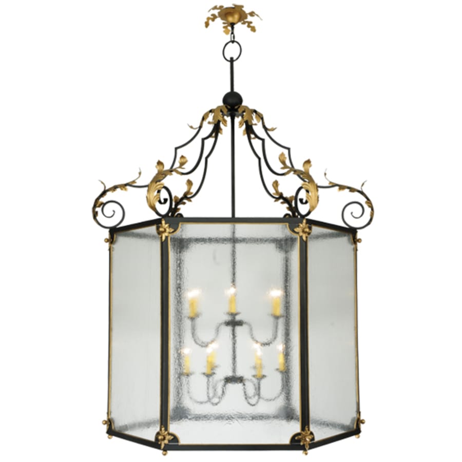 Meyda Tiffany Ganser 12 Light 60" Wide Taper Candle Pendant