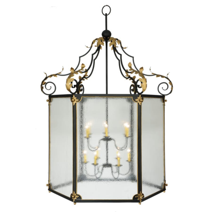 Meyda Tiffany Ganser 12 Light 60" Wide Taper Candle Pendant