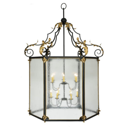 Meyda Tiffany Ganser 12 Light 60" Wide Taper Candle Pendant