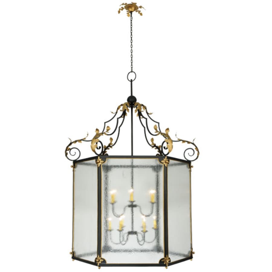 Meyda Tiffany Ganser 12 Light 60" Wide Taper Candle Pendant