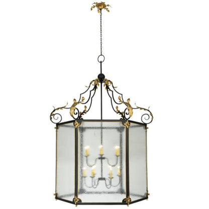 Meyda Tiffany Ganser 12 Light 60" Wide Taper Candle Pendant