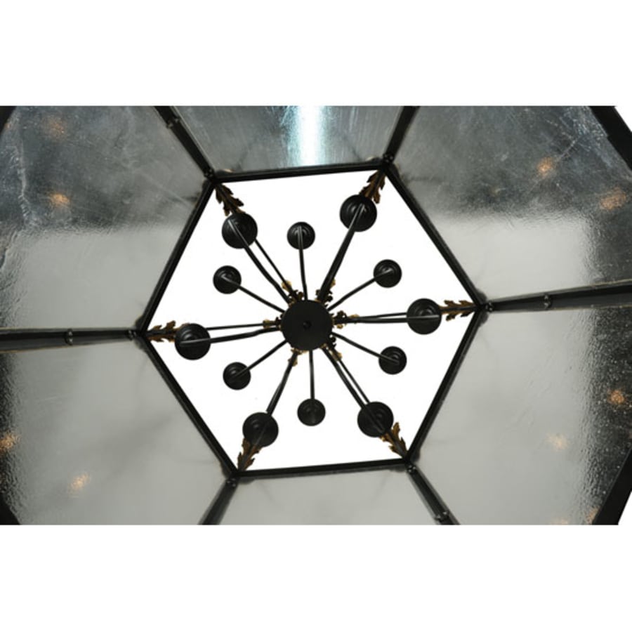 Meyda Tiffany Ganser 12 Light 60" Wide Taper Candle Pendant