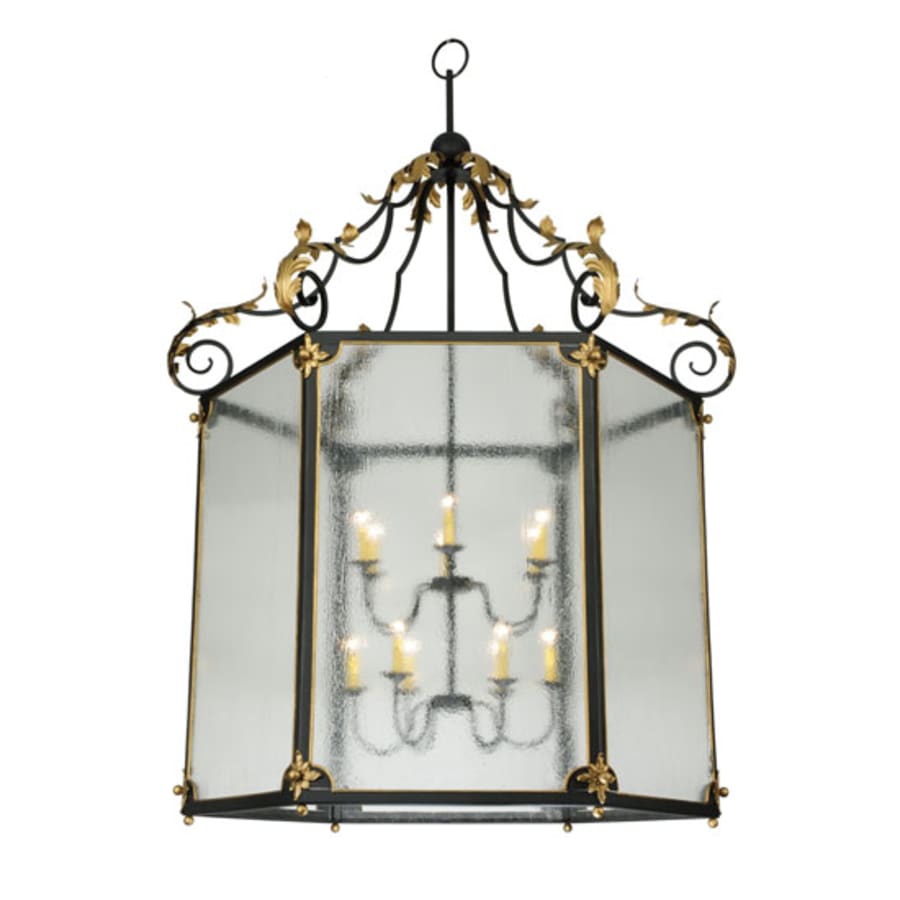 Meyda Tiffany Ganser 12 Light 60" Wide Taper Candle Pendant