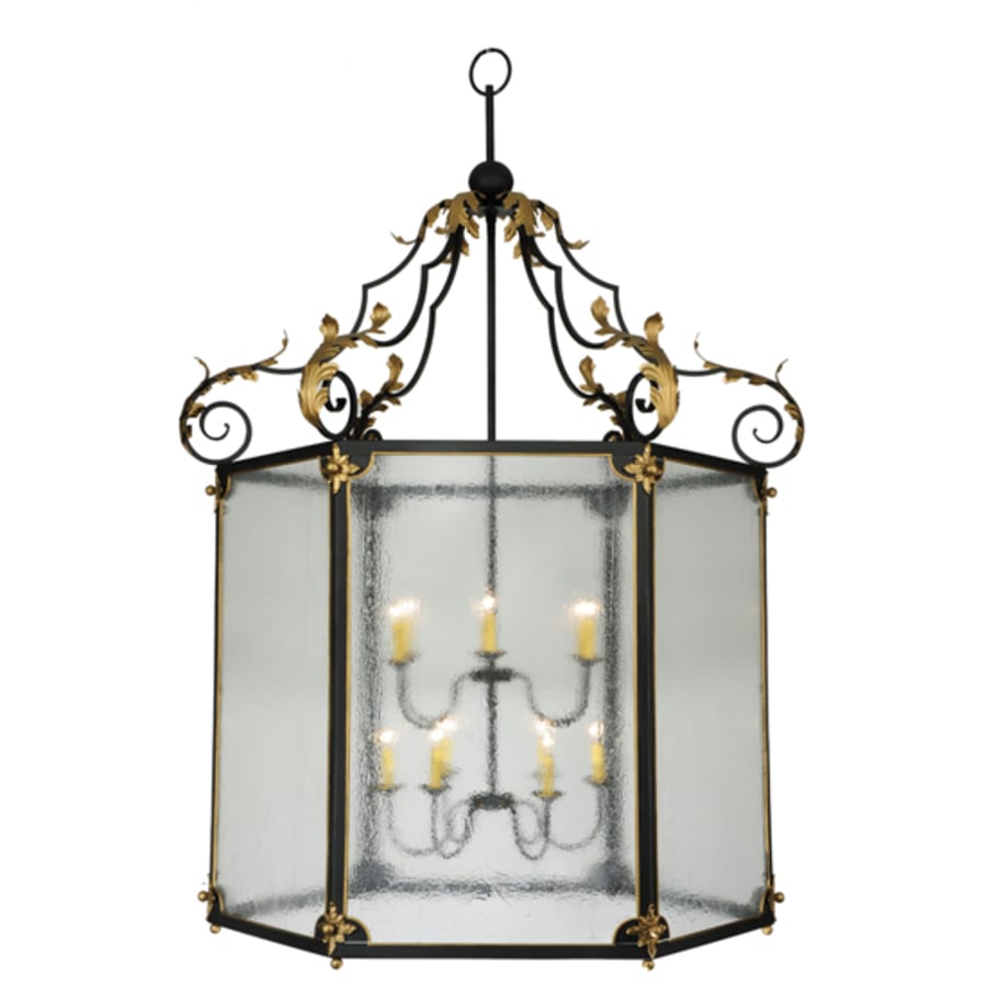 Meyda Tiffany Ganser 12 Light 60" Wide Taper Candle Pendant