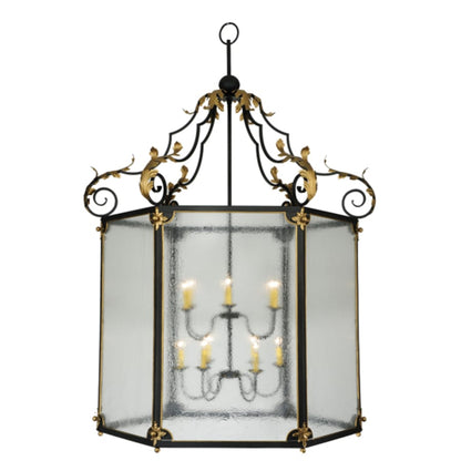 Meyda Tiffany Ganser 12 Light 60" Wide Taper Candle Pendant
