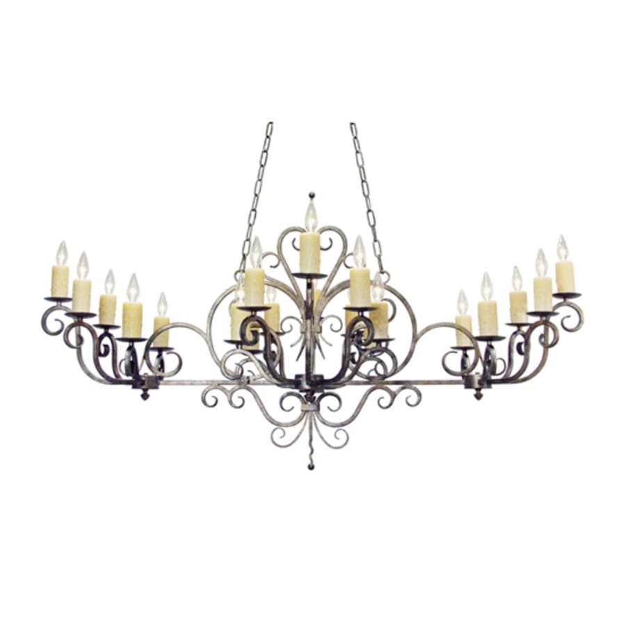 Meyda Tiffany Kean 20 Light 34" Wide Taper Candle Style Chandelier