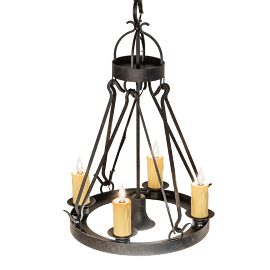 Meyda Tiffany Lakeshore 4 Light 28" Wide Taper Candle Pendant