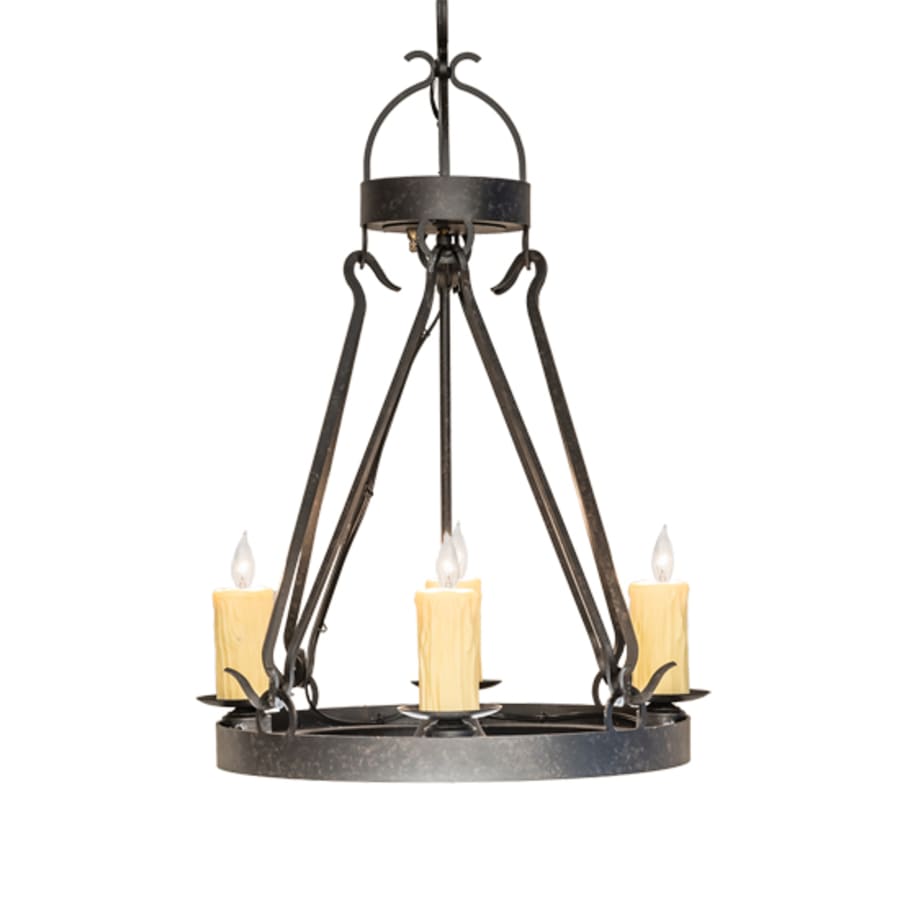 Meyda Tiffany Lakeshore 4 Light 28" Wide Taper Candle Pendant