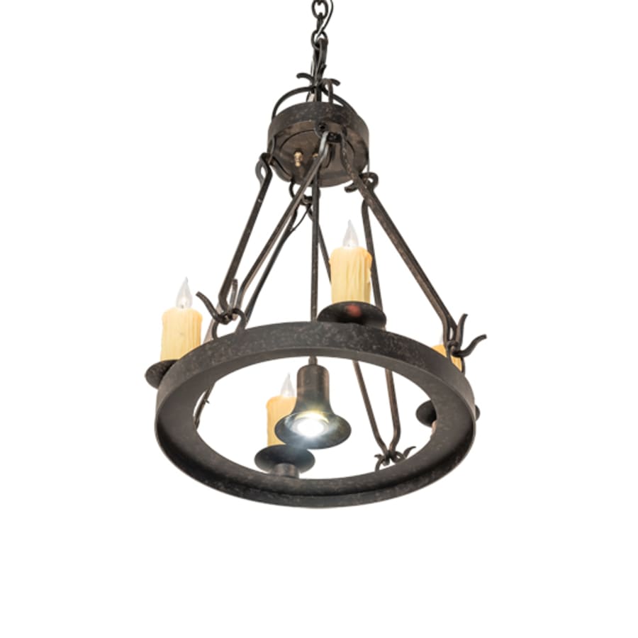 Meyda Tiffany Lakeshore 4 Light 28" Wide Taper Candle Pendant