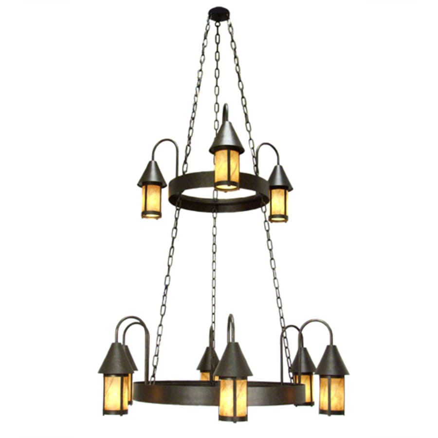Meyda Tiffany Algonquin 9 Light 48" Wide Chandelier