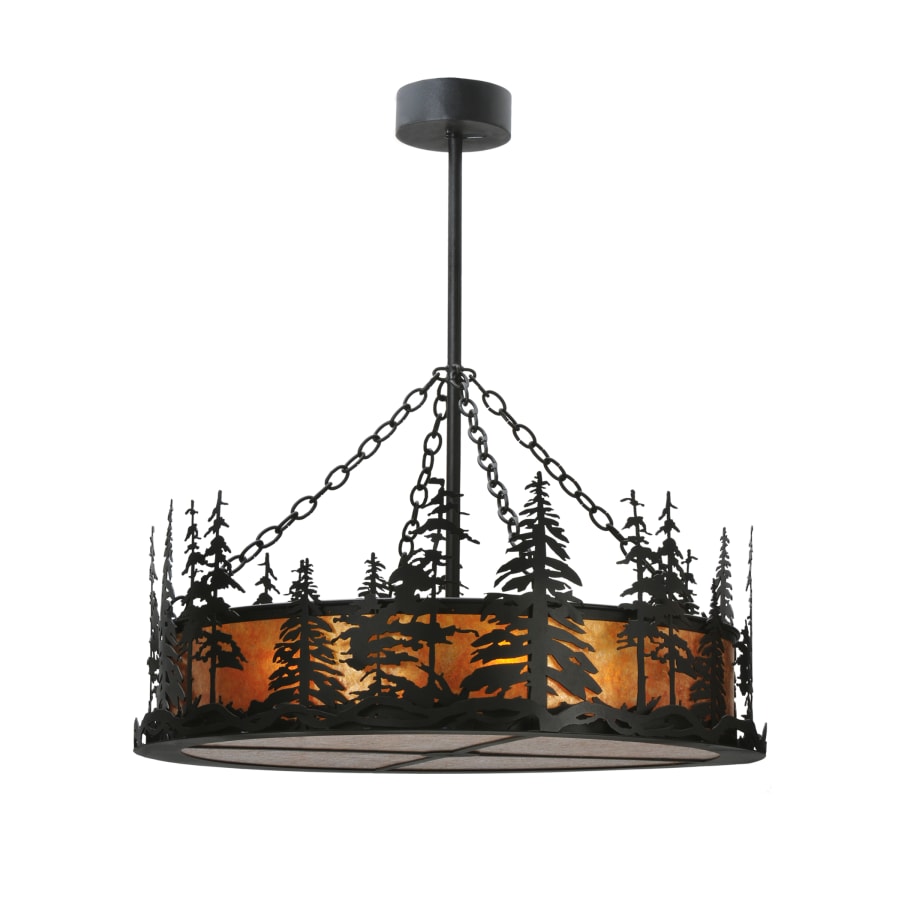 Meyda Tiffany 36" W Tall Pines Inverted Pendant