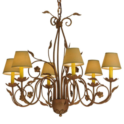 Meyda Tiffany Bordeaux 6 Light 31" Wide Chandelier