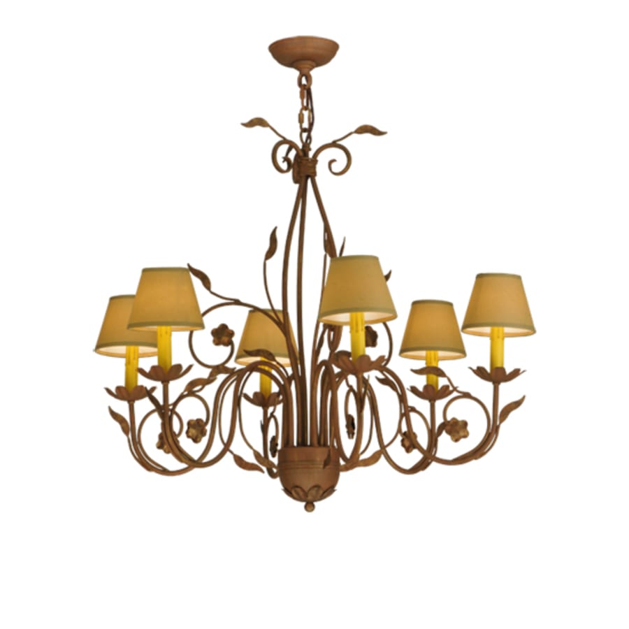 Meyda Tiffany Bordeaux 6 Light 31" Wide Chandelier