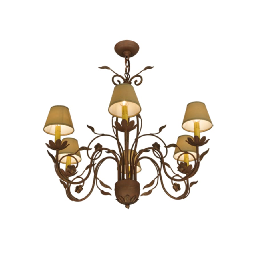 Meyda Tiffany Bordeaux 6 Light 31" Wide Chandelier