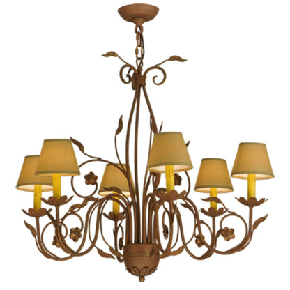 Meyda Tiffany Bordeaux 6 Light 31" Wide Chandelier