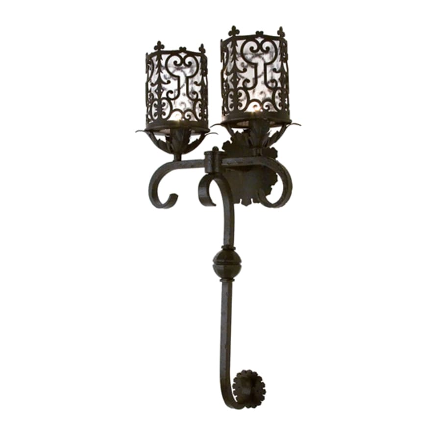 Meyda Tiffany Oskar 2 Light 36" Tall Wall Sconce