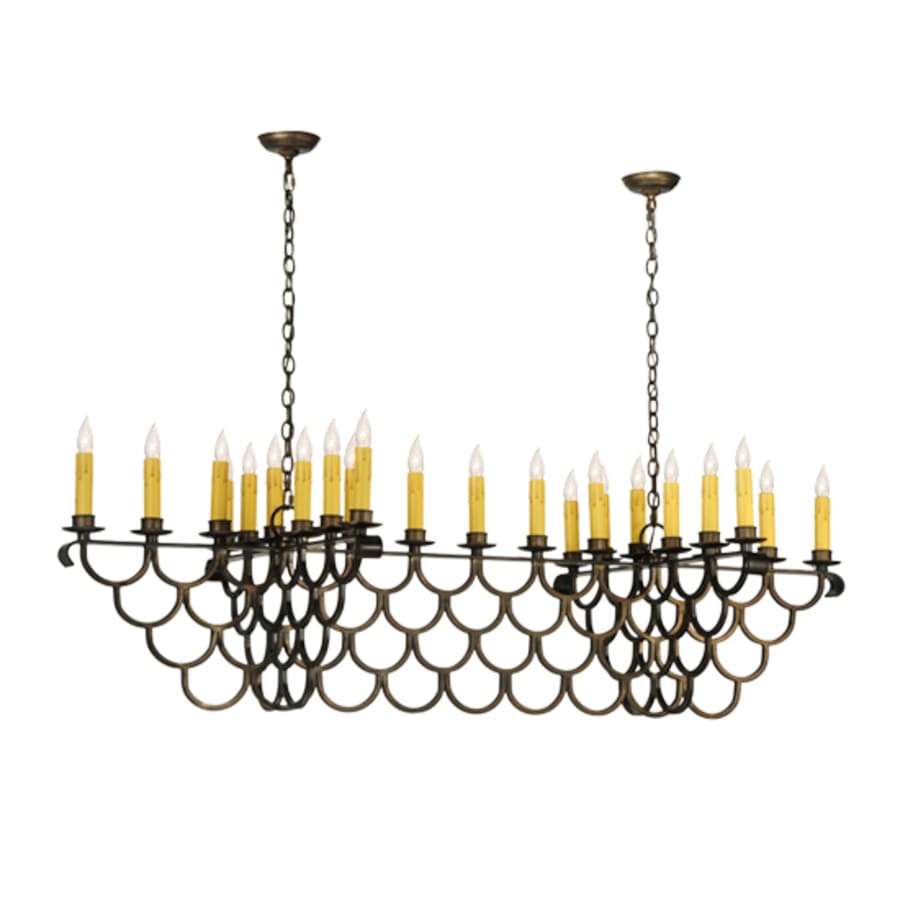 Meyda Tiffany Picadilly 23 Light 32" Wide Taper Candle Style Chandelier