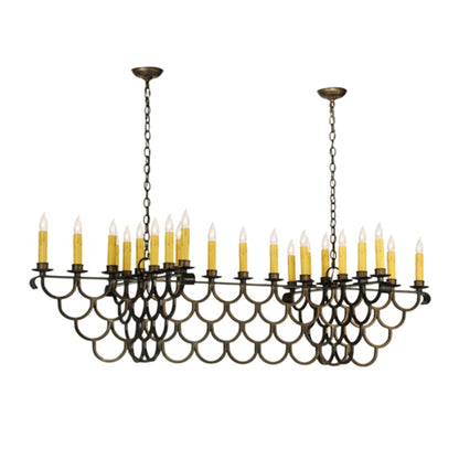 Meyda Tiffany Picadilly 23 Light 32" Wide Taper Candle Style Chandelier