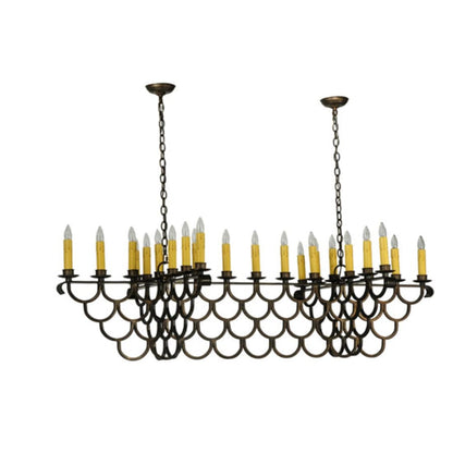 Meyda Tiffany Picadilly 23 Light 32" Wide Taper Candle Style Chandelier
