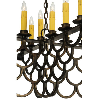 Meyda Tiffany Picadilly 23 Light 32" Wide Taper Candle Style Chandelier