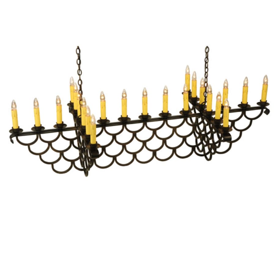 Meyda Tiffany Picadilly 23 Light 32" Wide Taper Candle Style Chandelier