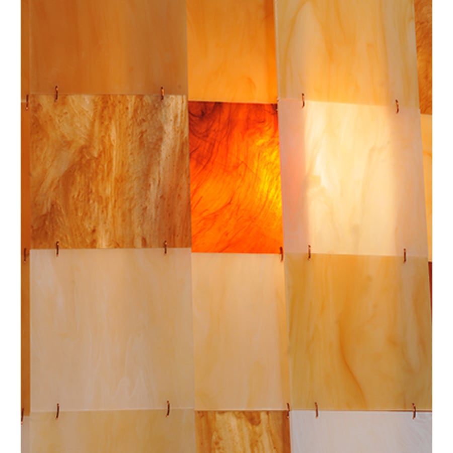 Meyda Tiffany Cilindro Calico 24 Light 45" Wide Semi-Flush Drum Ceiling Fixture