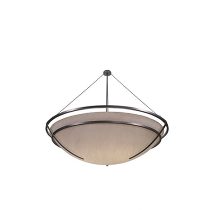 Meyda Tiffany Azimuth 10 Light 75" Wide Semi-Flush Bowl Ceiling Fixture