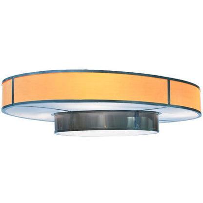 Meyda Tiffany Katerine 16 Light 100" Wide Flush Mount Ceiling Fixture