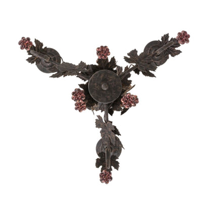 Meyda Tiffany Vineyard 3 Light 18" Wide Taper Candle Style Chandelier