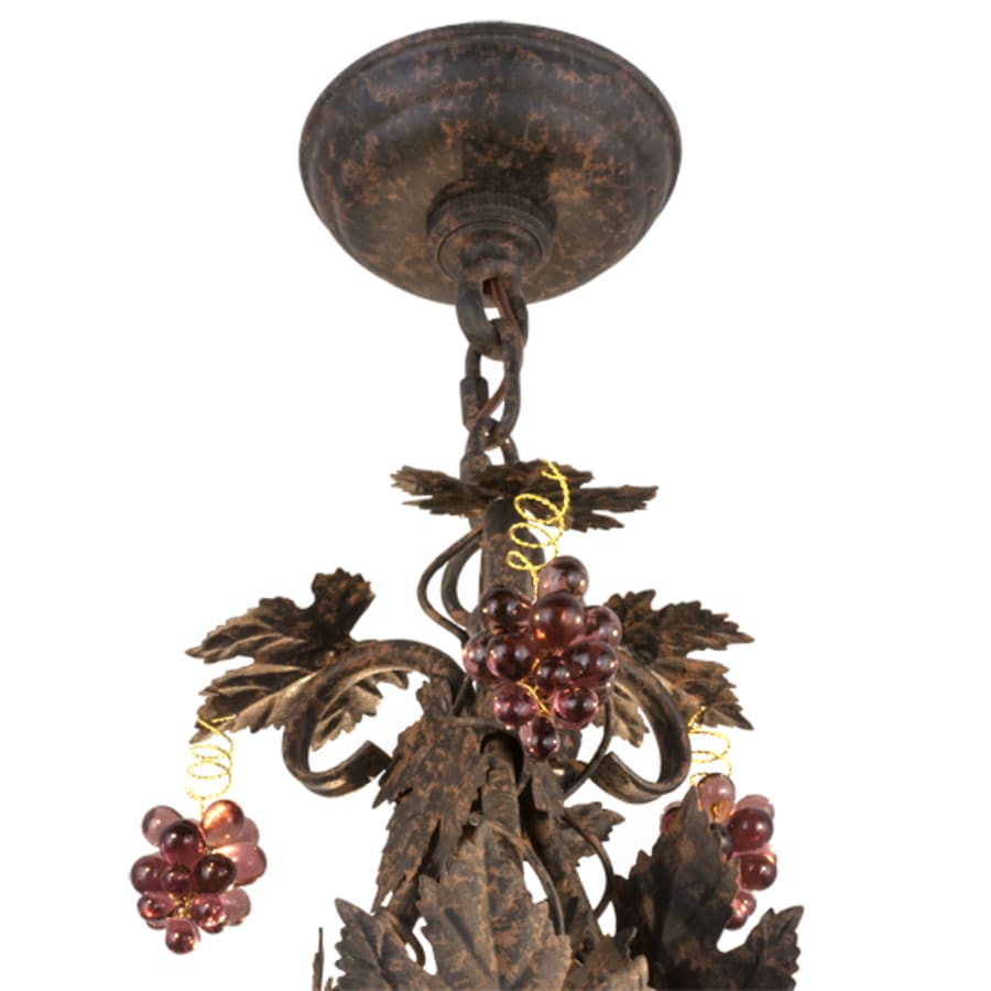 Meyda Tiffany Vineyard 3 Light 18" Wide Taper Candle Style Chandelier