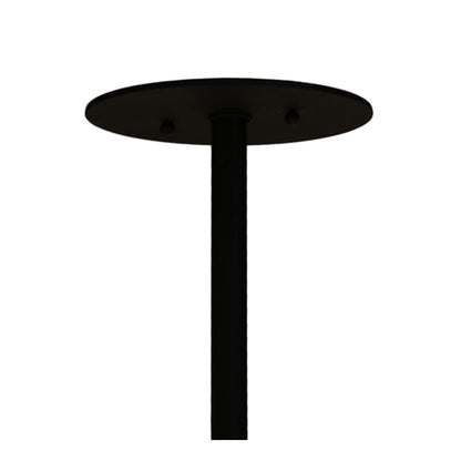 Meyda Tiffany Cilindro 8 Light 48" Wide Semi-Flush Drum Ceiling Fixture - Textured Black Finish