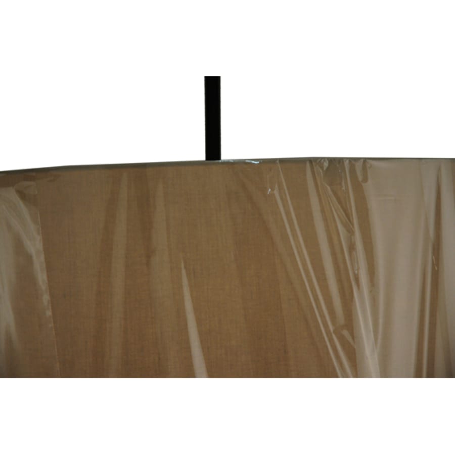 Meyda Tiffany Cilindro 8 Light 48" Wide Semi-Flush Drum Ceiling Fixture - Textured Black Finish