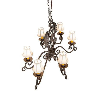 Meyda Tiffany Christabel 6 Light 24" Wide Chandelier