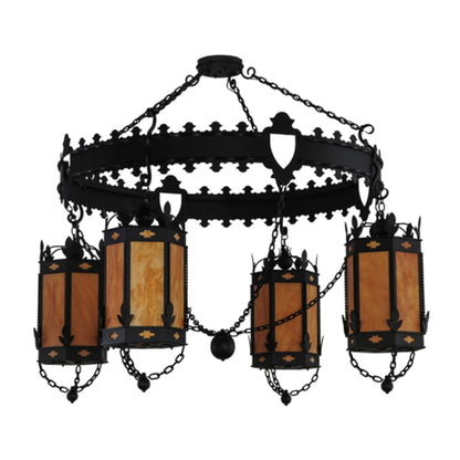 Meyda Tiffany Valhalla 4 Light 73" Wide Chandelier