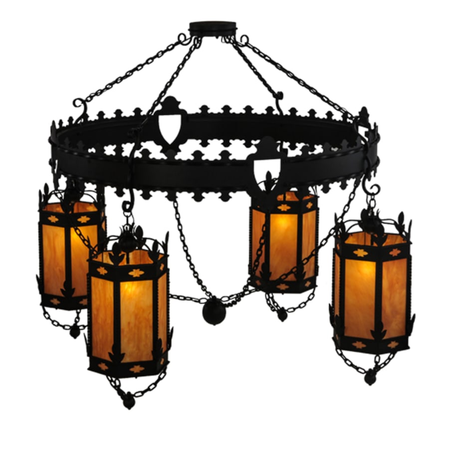 Meyda Tiffany Valhalla 4 Light 73" Wide Chandelier