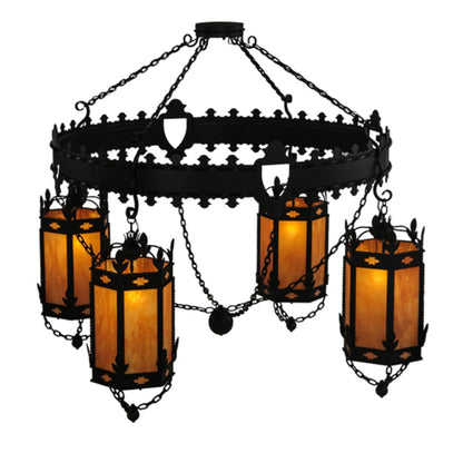 Meyda Tiffany Valhalla 4 Light 73" Wide Chandelier