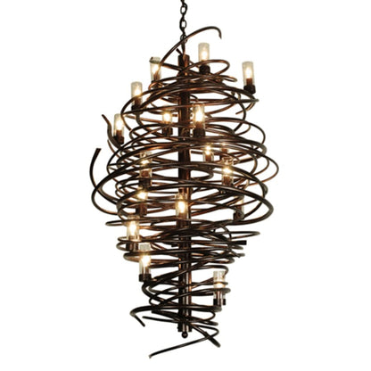 Meyda Tiffany Centric 18 Light 30" Wide Taper Candle Style Chandelier