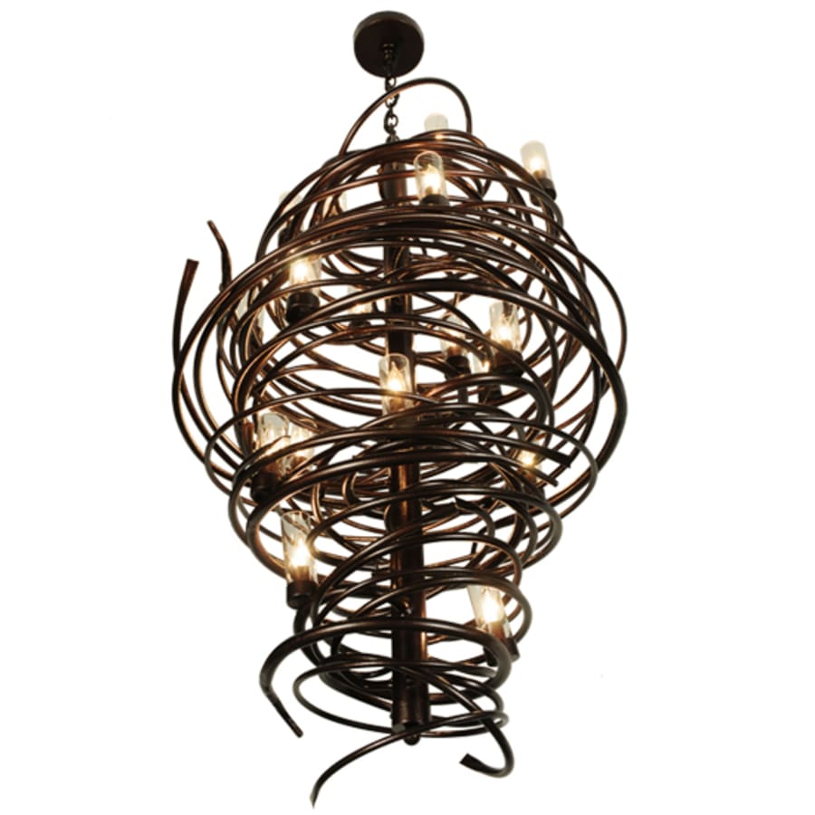 Meyda Tiffany Centric 18 Light 30" Wide Taper Candle Style Chandelier