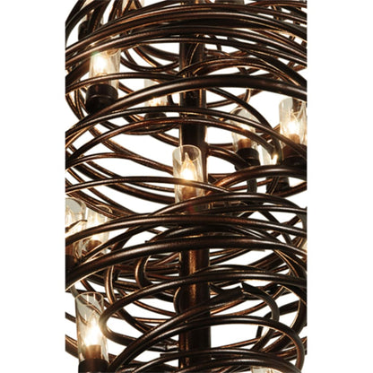 Meyda Tiffany Centric 18 Light 30" Wide Taper Candle Style Chandelier