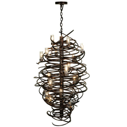 Meyda Tiffany Centric 18 Light 30" Wide Taper Candle Style Chandelier