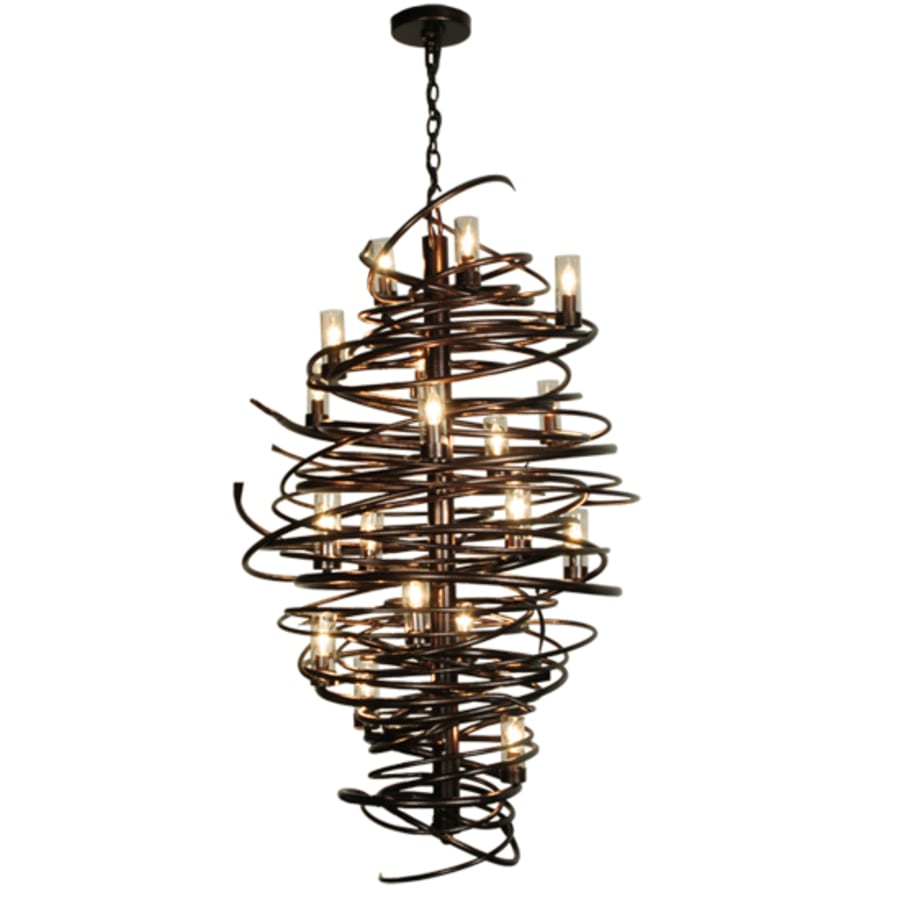 Meyda Tiffany Centric 18 Light 30" Wide Taper Candle Style Chandelier