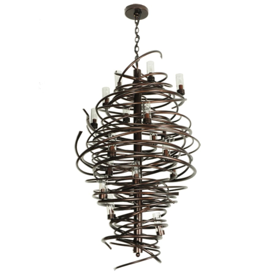 Meyda Tiffany Centric 18 Light 30" Wide Taper Candle Style Chandelier