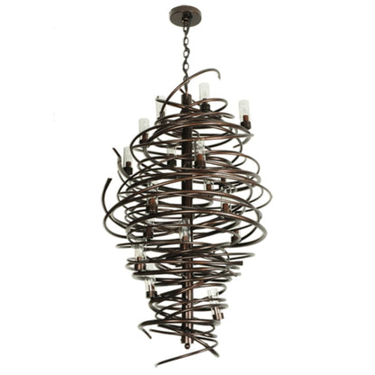 Meyda Tiffany Centric 18 Light 30" Wide Taper Candle Style Chandelier