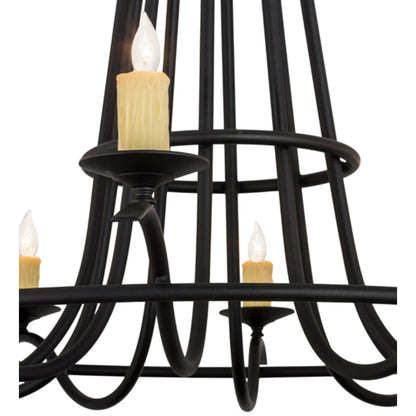 Meyda Tiffany Octavia 10 Light 60" Wide Taper Candle Style Chandelier